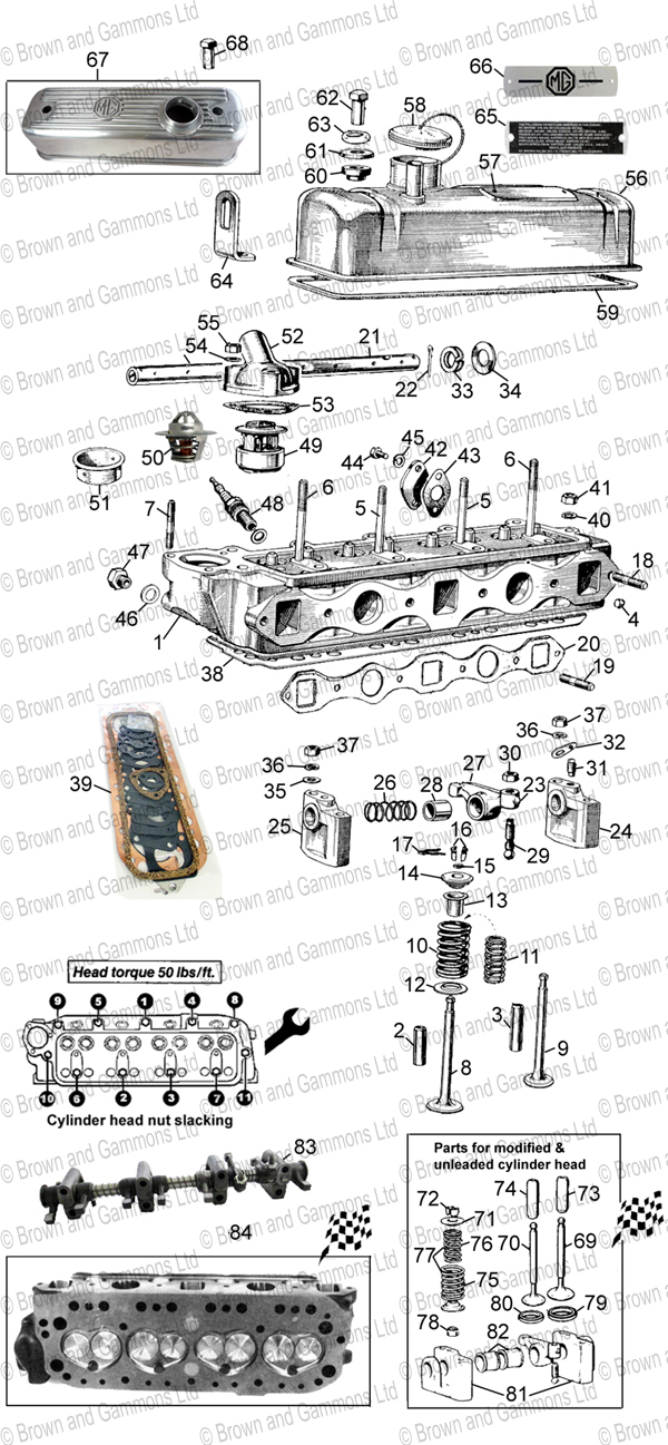 Image for Cylinder Heads: Standard & modified for unleaded fuel & performance use