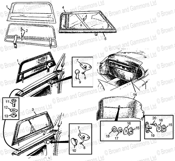 Image for Side screens & stowage bags