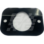 Image for MGA Retainer plate steering to bulkhead (Black)