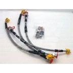 Image for MG TF S/STEEL BRAKE HOSE KIT