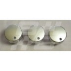 Image for MGF Heater knob set Satin MK1 (set of three)