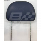 Image for Head restraint front leather Blue/Black face TF