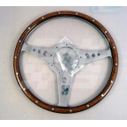 Image for STEERING WHEEL WOOD RIM 15 INCH