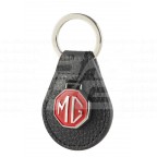 Image for MG Leather keyfob RED