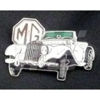 Image for PIN BADGE MG TF WHITE