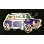 Image for PIN BADGE MINI SALOON BLUE