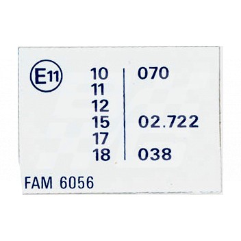 Image for 'E' LABEL (SILVER) FED 75-70N