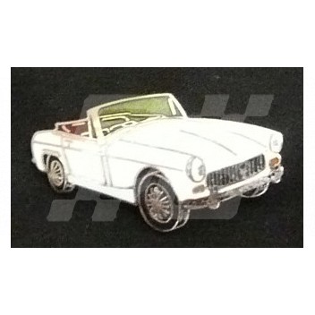 Image for PIN BADGE MIDGET R/B WHITE