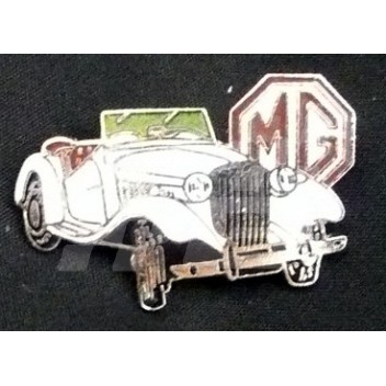 Image for PIN BADGE MG TD WHITE