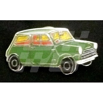 Image for PIN BADGE MINI SALOON GREEN