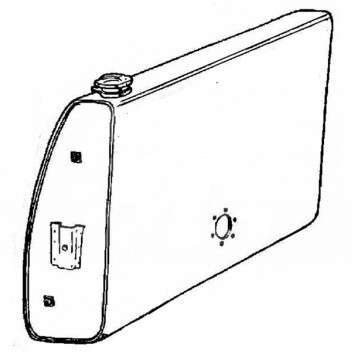 Image for FUEL TANK TA EARLY (WIDE) TO CHASSIS 2090