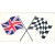 Image for UNION JACK/CHEQUERED FLAG