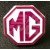 Image for PIN BADGE MG OCTAGON RED/WHITE