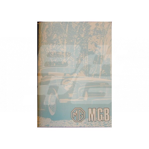 Image for HAND BOOK MGB CHROME BUMPER