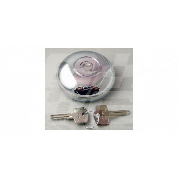 Image for MGB Chrome locking fuel cap