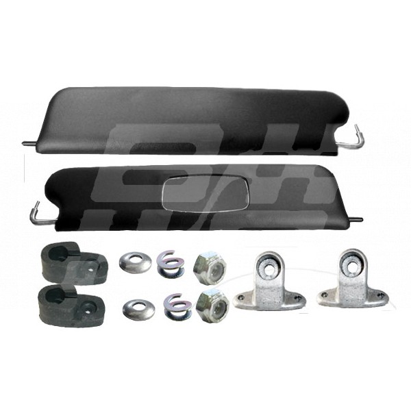 Image for MGB Roadster Sun visor kit LHD