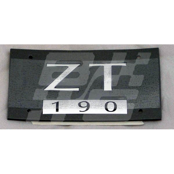 Image for ZT 190  BADGE SATIN SILVER >321637