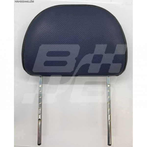 Image for Head restraint front leather Blue/Black face TF