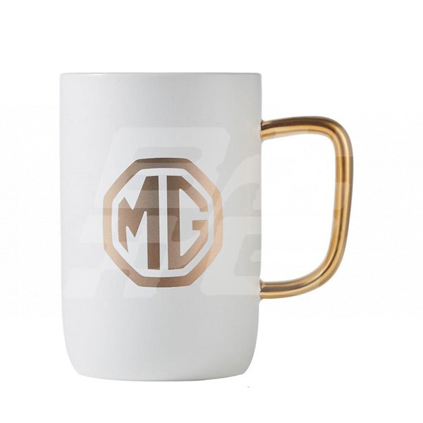 Image for MG Branded Coffee Mug - White with gold colour