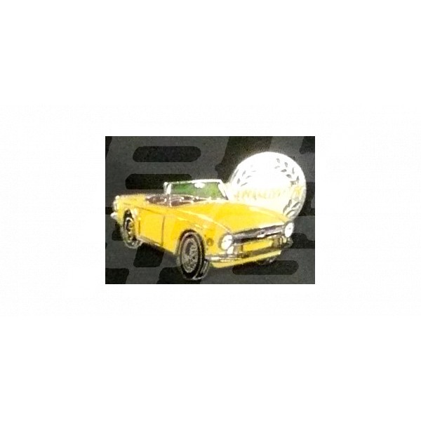 Image for PIN BADGE TR6 YELLOW