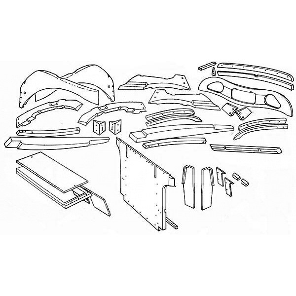 Image for TIMBER KIT LESS DOORS WIDE EARLY TA