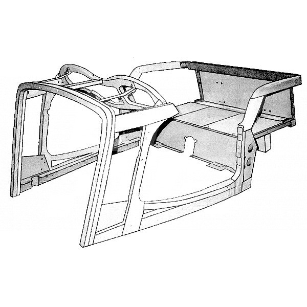 Image for TC ASSEMBLED ASH FRAME SKELETON